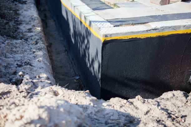 Residential Exterior Waterproofing installation at a Fremont, IN home by SJ Waterproofing Pros